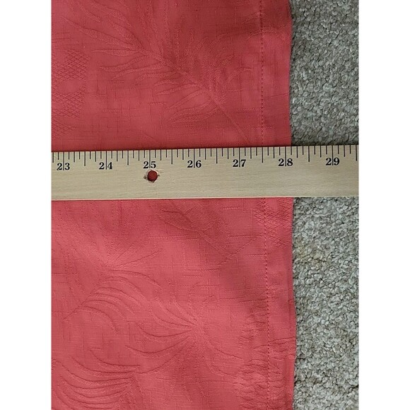 Joe Marlin Men Hawaiian Shirt Size XXL Coral Short Sleeve Tropical Resort Wear - Picture 5 of 9